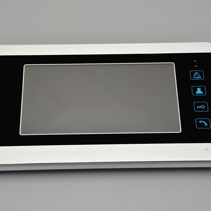 新款别墅7寸彩色有线可视对讲门铃楼宇门禁系统/VIGtech