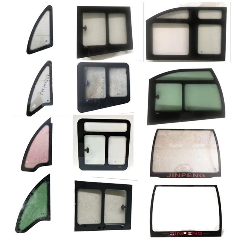 电动三轮车前挡风钢化玻璃淮海盛昊金彭三角半蓬棚侧门