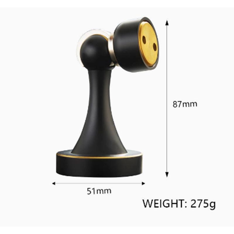 纯铜门吸强磁加长家用墙吸 全铜卧室门打P孔门档防风防撞门碰