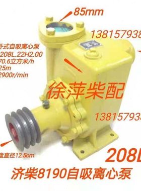 206L.22H2.00济柴6190海水泵208L.22H.00冷却水泵济南8190离心泵