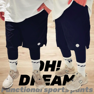 新款 2023秋季 OHDREAM毛暴暴马卡龙假两件机能户外男女童运动裤