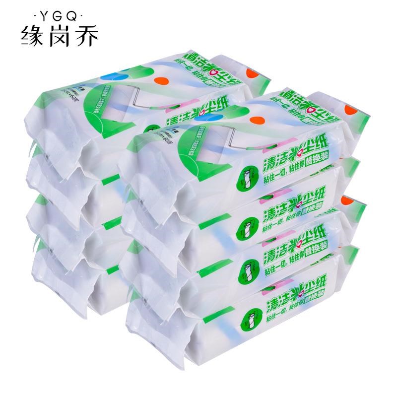 小萌主地板黏尘纸芯16CtM斜撕瓷砖滚筒宠物沾毛粘毛器可撕式替换