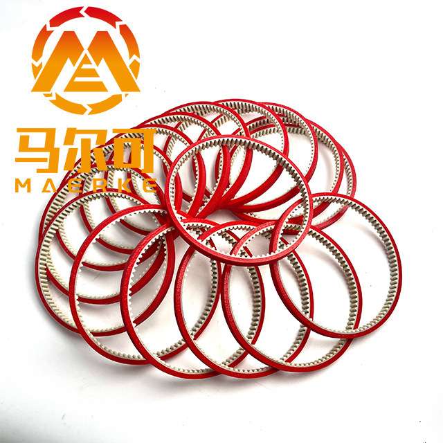 马尔可厂家直供 进口亨斯曼PU料聚氨酯同步带加红胶450S5M-10+5PU