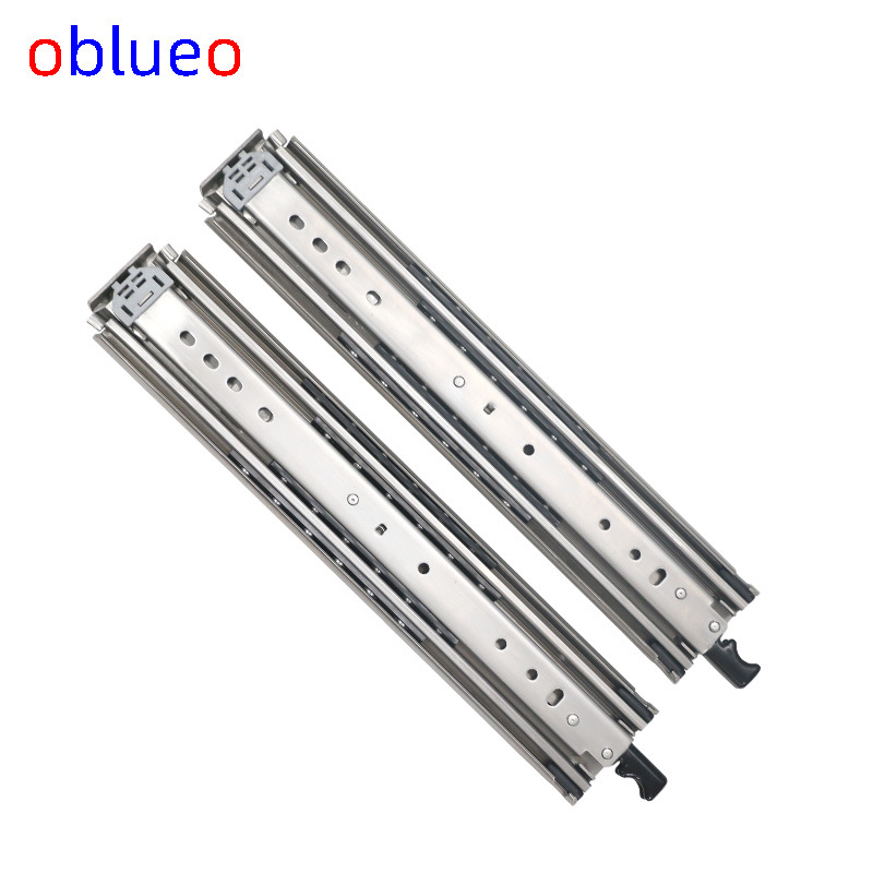 76mm宽滑轨《SUS304-带锁》汽车房车轮船机械电子工业重型滑轨