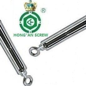 304不锈钢CO型钢丝绳索具开体花篮兰螺丝收紧拉紧器M16M18M20-M30