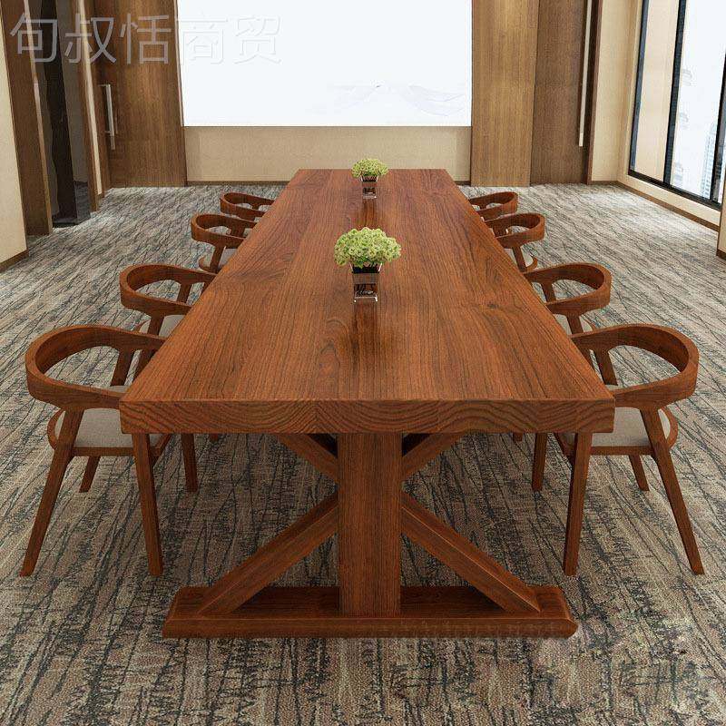 简约实家桌具职员办公桌办公桌全实木会议长办公室木电脑桌 桌椅,3C数码配件,USB多功能数码宝,淘宝优惠券,粉丝福利购,淘宝优惠卷