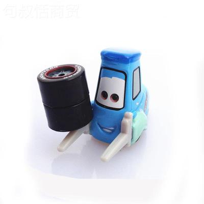 车总动汽员奇诺边车36537轮头顶叉叉车合金儿童玩具赛车手模右型