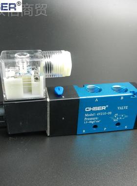 森日亚德客型电磁阀0V4V2410-8气动阀换向阀4310-10 V110-06 41CH