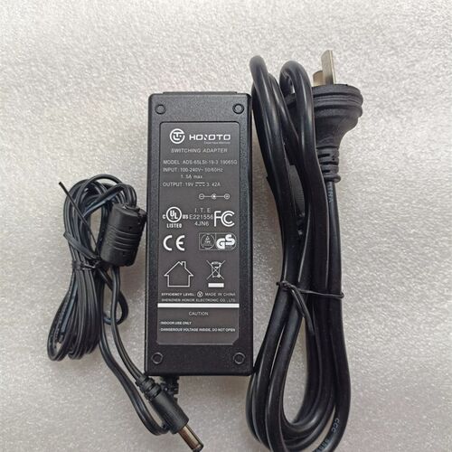 欧陆通19V3.42A变压器ADS-65LSI-19-3 19065G供应器插头5.5*2.5MM