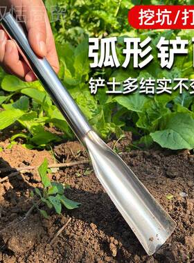 铲菜子挖土一体全钢小不锈钢种种花挖野IFN菜园艺工具家用赶海