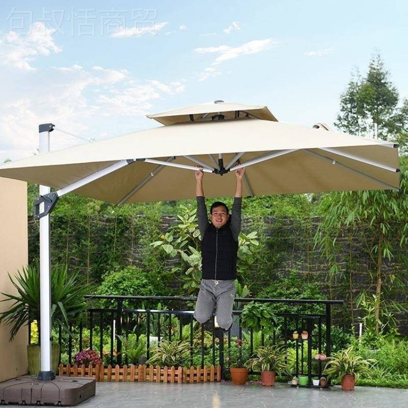 外户外遮太LKW阳伞大阳伞折叠大中柱伞沙滩伞广告伞摆摊户伞伞庭