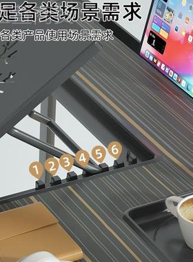 ldtq床上电脑桌小桌叠子宿舍床习桌飘窗学笔记本上电脑桌可折自带