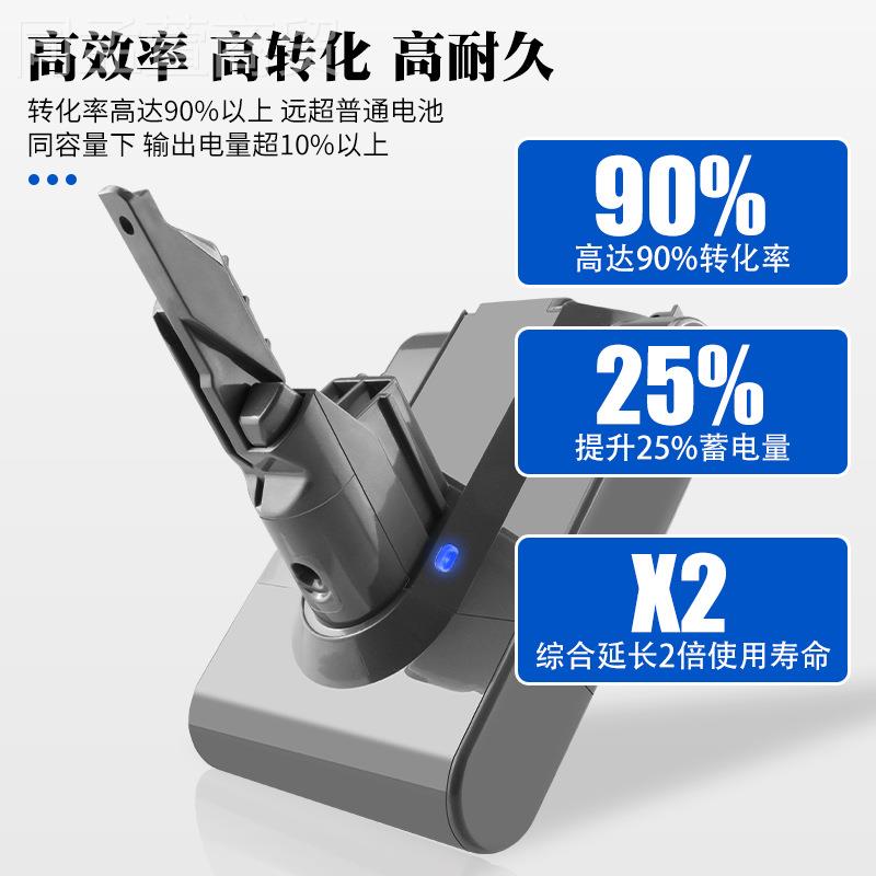替代戴森DysKUDon2 V 21.6V 200~4000mA 无线h吸尘7器锂电池便携