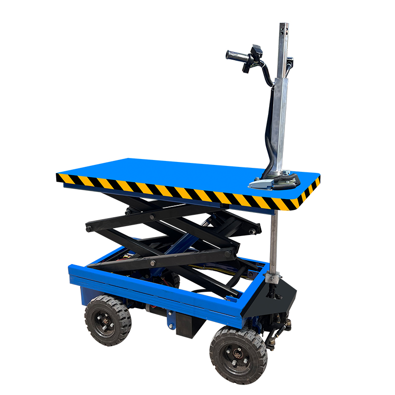 小型鸡舍观察车电动养殖巡查车仓库农用果园采摘车剪纸四轮登高车