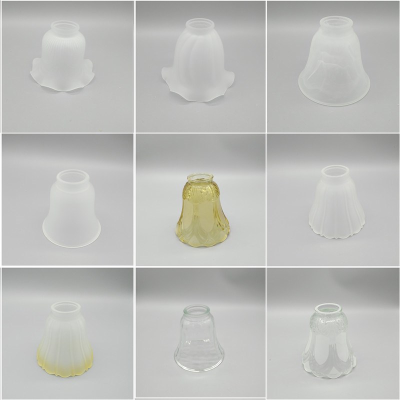 风扇灯吊扇灯餐厅客厅美式家用卧室大K电北欧现代简约玻璃灯罩