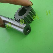 小模数1.5模数金属45号刚圆柱形直齿轮齿条螺纹孔现货定做加工