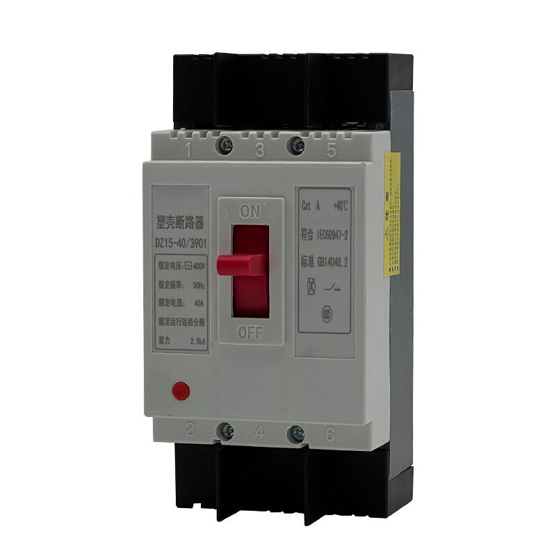 塑壳断路器DZ15-100/390 40/290 32A40A63A100A空气开关2P3P 380v