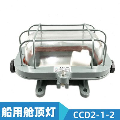 船用防水白炽舱顶灯 CCD2-1-2 甲板走道舱室工业户外水密灯具