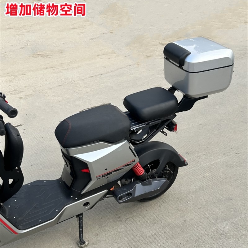 适用小牛电动车F400T后尾箱储物箱可载人延长货架后备箱改装配件