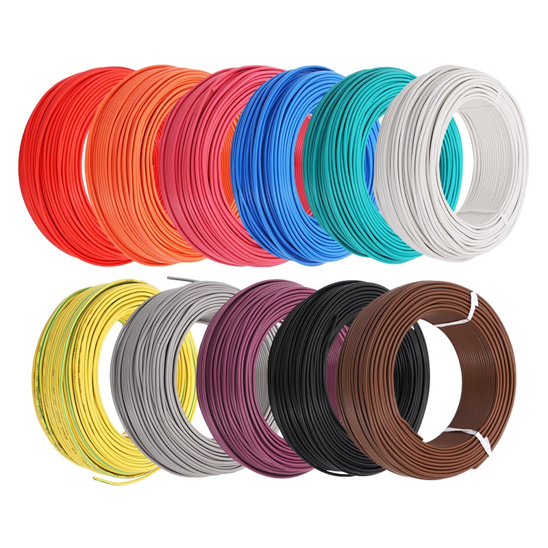 电线电缆2.5国标4平方四铜芯六家装家用6/10纯铜线BV十单股硬塑铜