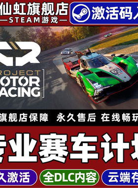 Steam正版专业赛车计划激活码CDKey入库 Project Motor Racing 全DLC电脑PC竞速体育 沉浸式模拟汽车拟真游戏