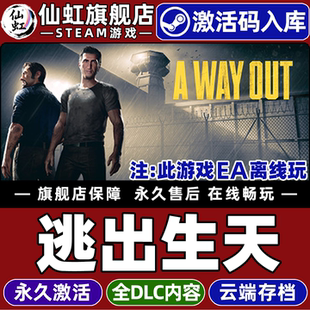 Steam正版逃出生天 激活码CDKey入库全球区国区 A Way Out 全DLC电脑本地合作 同屏分屏 动作冒险 独立PC游戏