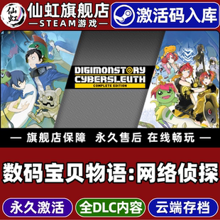 CDKey入库全球区Digimon 宝贝物语网络侦探激活码 Story Cyber 全DLC电脑PC角色扮演游戏 Steam正版 Sleuth 数码
