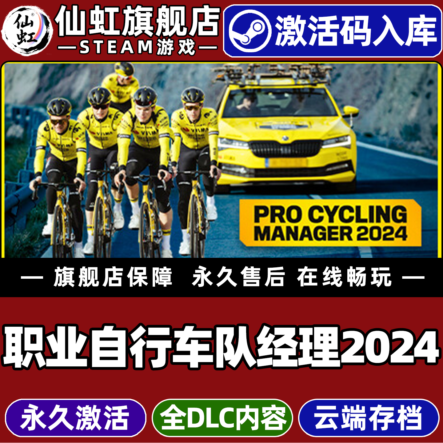 Steam正版职业自行车队经理2024