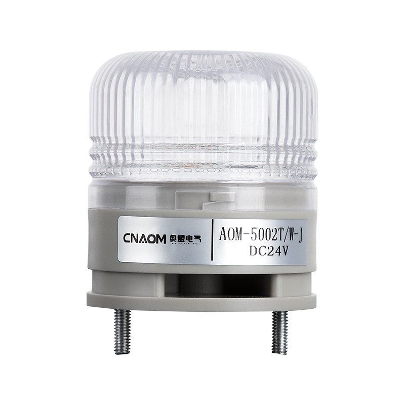 一体三色灯LTE-5002TJ小型报警灯LED机床警示灯常亮有声信号灯24V