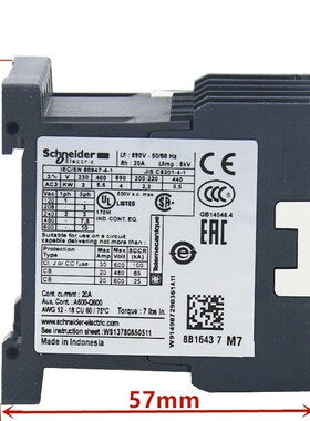 原装K系列微型接触器LC1K1210B7 LC1K1201B7 AC24V 9A