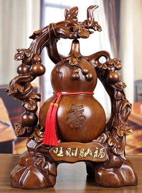 招财葫芦摆件酒柜红酒架客厅电视柜D创意玄关室内家居装饰品开业