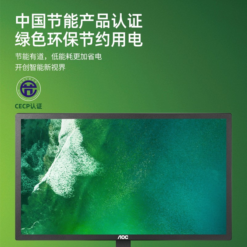 AOC E2070SWN 19.5英寸不闪屏节能认证VGA监控办公液晶电脑显示器