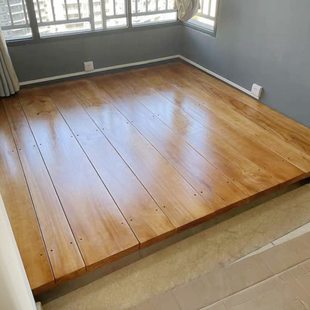 日式实木榻榻米地台床民宿酒店卧室阳台矮床落地实木客厅双人木床