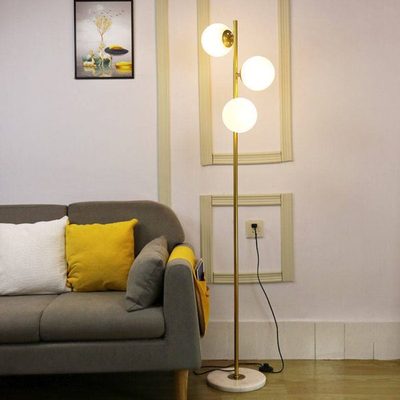 抖同意客厅落地灯简约现代网红轻奢沙发灯立式北欧能卧室创智遥控