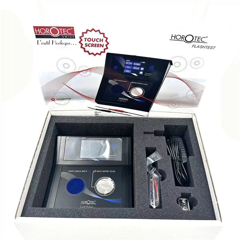 士原装HOROTEC MSA19.115多功能便捷式触屏幕石英机芯测试仪