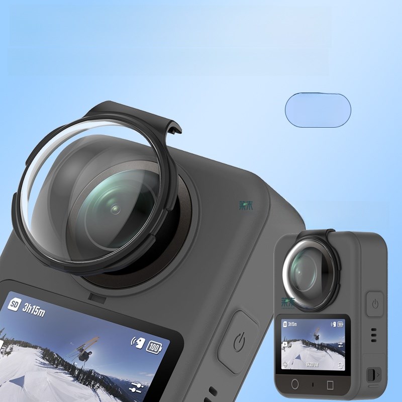 适用大疆OSMO 360镜头钢化膜全景运动相机保护盖摄像头贴dji配件