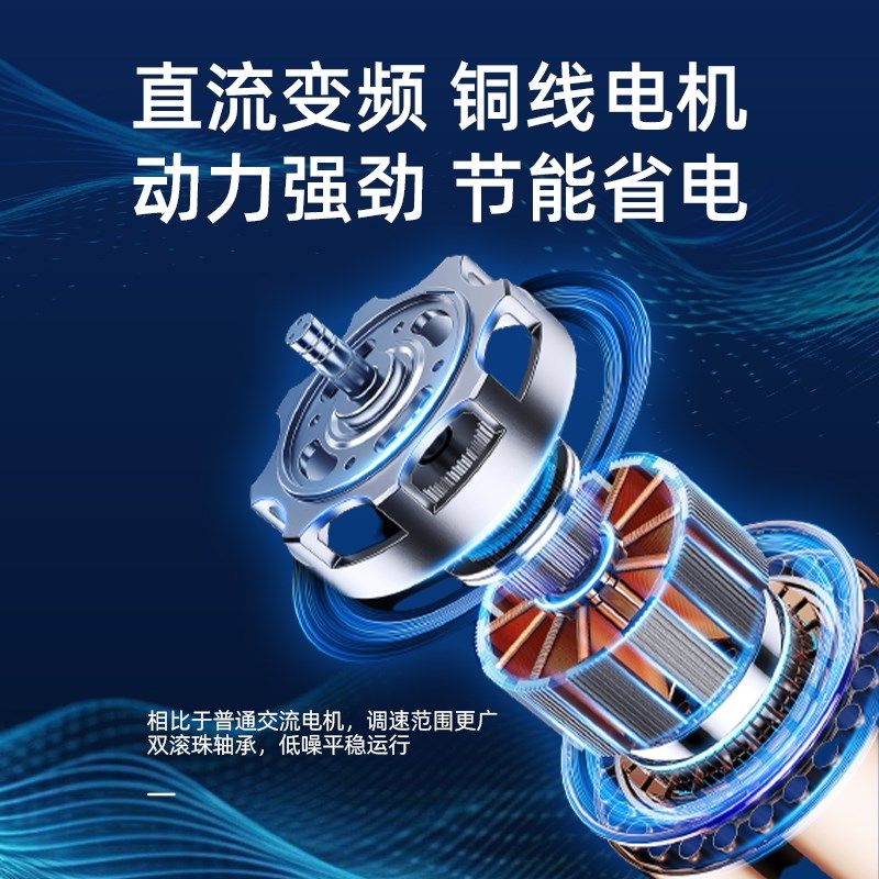 18寸直流变频商务扇静音省电家用落地扇摇头遥控商用电风扇强风力