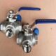 Q14F不锈钢三通球阀