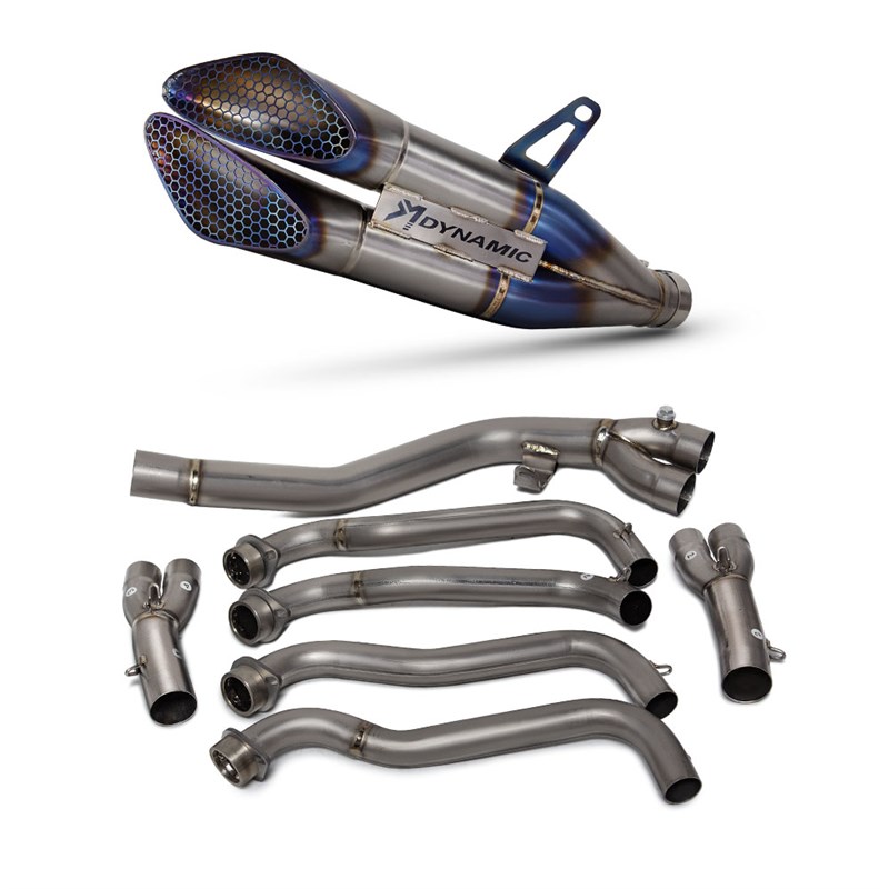 适用于摩托车机车炸街改装 GSX R1000 DY排气全段 排气管改装套装