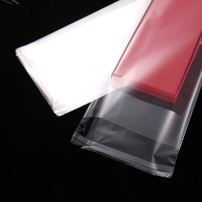 现货透明30厘米宽opp长条自粘袋5丝7丝9丝加厚自封自黏塑料包装袋