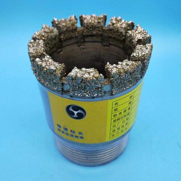 工厂特快品质42~325mm电镀金刚石钻头打井取芯地质煤田勘探钻头