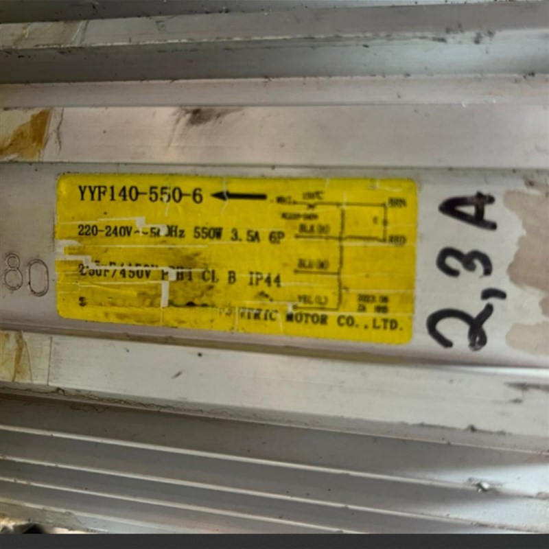 YYF140-1100-4/1500-4/500-6工业空调扇电机马达冷V风机电机1.8轴