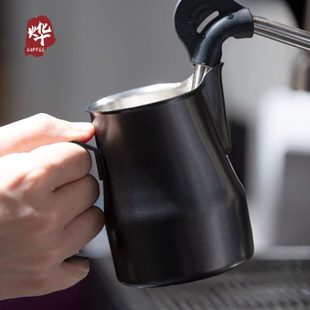 尖嘴拉花缸304不锈钢拉花缸600ml咖啡打奶缸咖啡机奶泡杯拉花器具