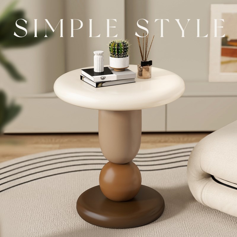 创意2025新款棕色床头柜简x约高级感侘寂风轻奢卧室床边收纳柜桌