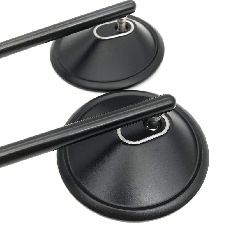 适用电动车小牛009街车贝纳利幼狮500无极改装复古后视镜