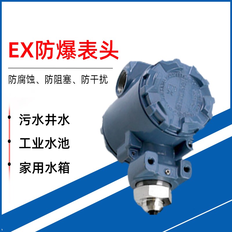 上仪五厂C-1X静压式液位变送器 带智能显示4-20mA液体水防腐5米