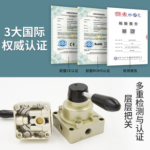 气缸HV气动开关02手动阀200B手转阀200D气阀控制阀03换向阀手扳阀