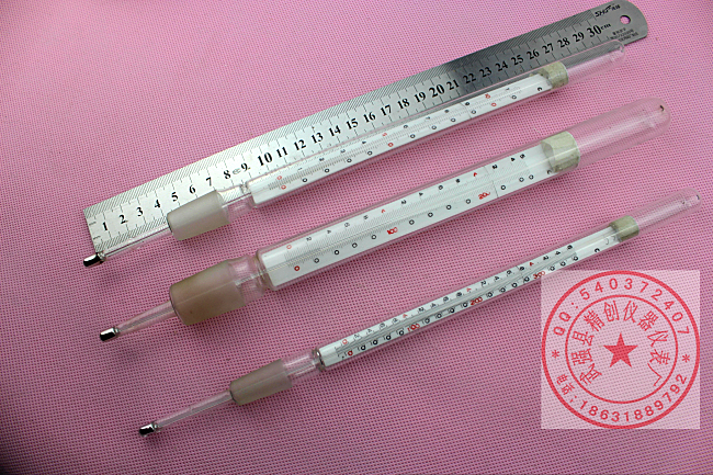 化学实验室磨口内标具塞温度计棒式标准口测温仪14口19口24口