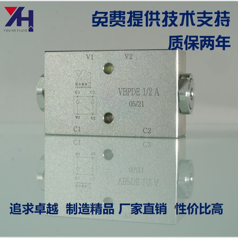 双向液压锁 VBPDE 系列  管式连接 油缸锁 环卫工程机械配件