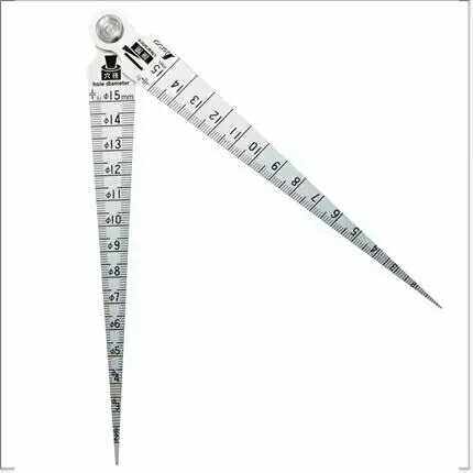 shinwa日本企鹅亲和孔尺间隙尺孔径规锥形尺700a1-15mm双支62620
